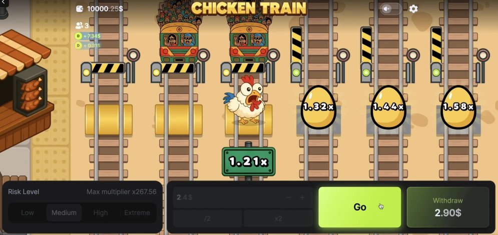 Chicken vs Train Game