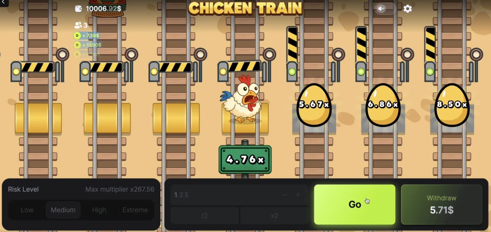 Chicken vs Train