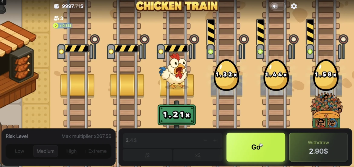 Chicken vs Train