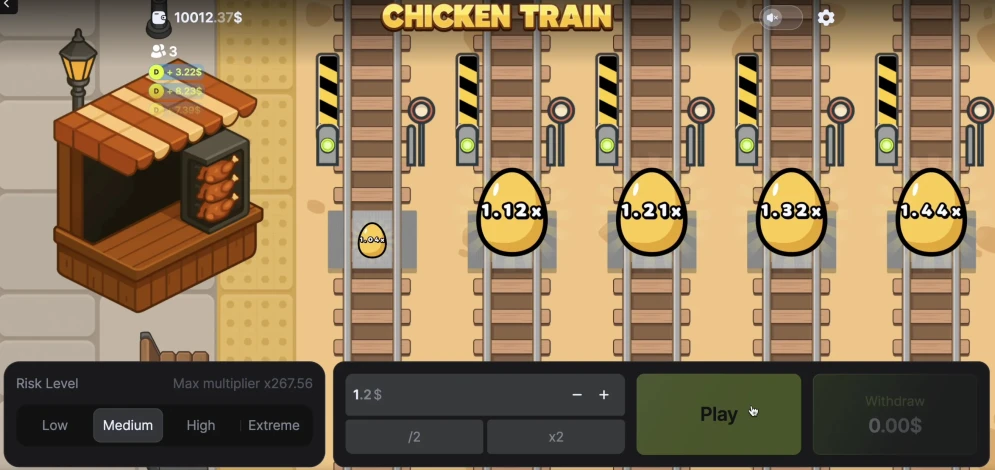 Chicken vs Train demo