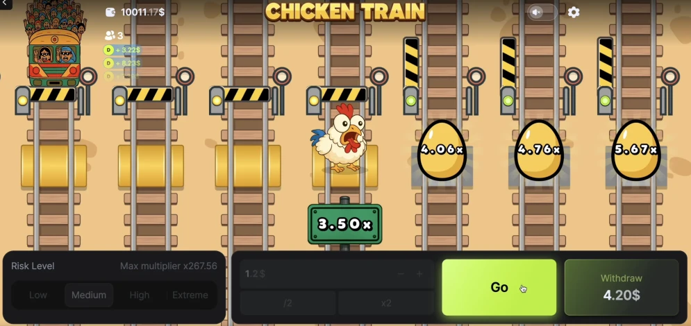 Chicken vs Train Game